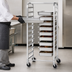 Thumbnail image #3 for Metro RT3511N Mobile Side-Load Aluminum Pan Rack for 11 Full-Size 18 x 26 Pans