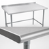 Thumbnail image #3 for John Boos Stallion 72-Inch x 30-Inch Stainless Steel Work Table with 1-1/2-Inch Rear Up-Turn and Safety Edge Front
