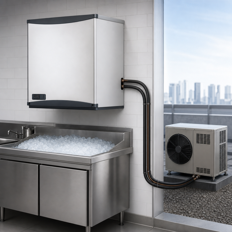 Product image #3 for Scotsman Prodigy Plus FS0822R-1 Remote-Cooled Flake Ice Machine Head, 760 lb/24 Hours