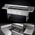 Thumbnail image #3 for Advance Tabco 4-Compartment Sink with 24-Inch Left & Right Drainboards, 128-Inch Overall Length