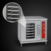 Thumbnail image #3 for Blodgett Premium Series Half-Size Electric Convection Oven, Single Deck, Right-Hand Door, Base Oven Only