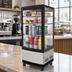 Thumbnail image #3 for KoolMore 17-Inch Countertop Self-Service Refrigerated Display Case, 3 Cu. Ft., Stainless Steel