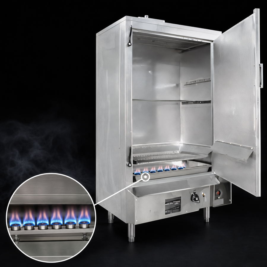 Five-Burner Gas Heat System
