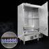 Thumbnail image #3 for MasterRange 36-Inch Natural Gas Smokehouse with Left-Hinged Door and Stainless Steel Front/Sides