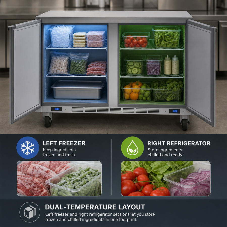 Dual-Temperature Layout