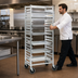 Thumbnail image #3 for Panco Mobile Full Height Stainless Steel Pan Rack for 18 x 26 Inch Sheet Pans