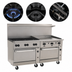 Thumbnail image #3 for Vulcan Endurance 72-Inch Gas Restaurant Range with 6 Open Burners, 36-Inch Griddle, and 2 Convection Ovens