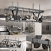 Thumbnail image #3 for Eagle Group CM108APR 100-Inch Ceiling-Mounted Triple-Bar Aluminum Pot Rack with 27 Double-Pronged Hooks
