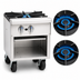 Thumbnail image #3 for Imperial 18-Inch Gas Stock Pot Range with (2) 3-Ring Burners, Open Front Cabinet, 180,000 BTU