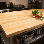Thumbnail image #3 for John Boos Boos Block KCT7227-V Edge Grain Northern Hard Rock Maple Kitchen Countertop, 72 x 27 x 1-1/2 Inches, Varnique Finish, No Backsplash