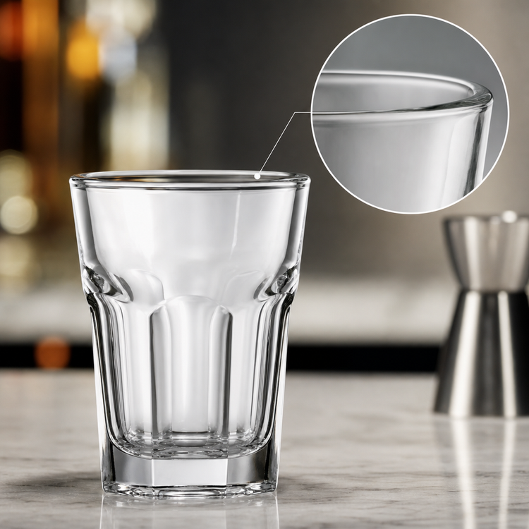 Product image #3 for New Orleans 9 oz Rim-Tempered Hi-Ball Glass