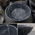 Thumbnail image #4 for Ridge 52 oz. Soapstone Freeform Melamine Bowl, 9 In.