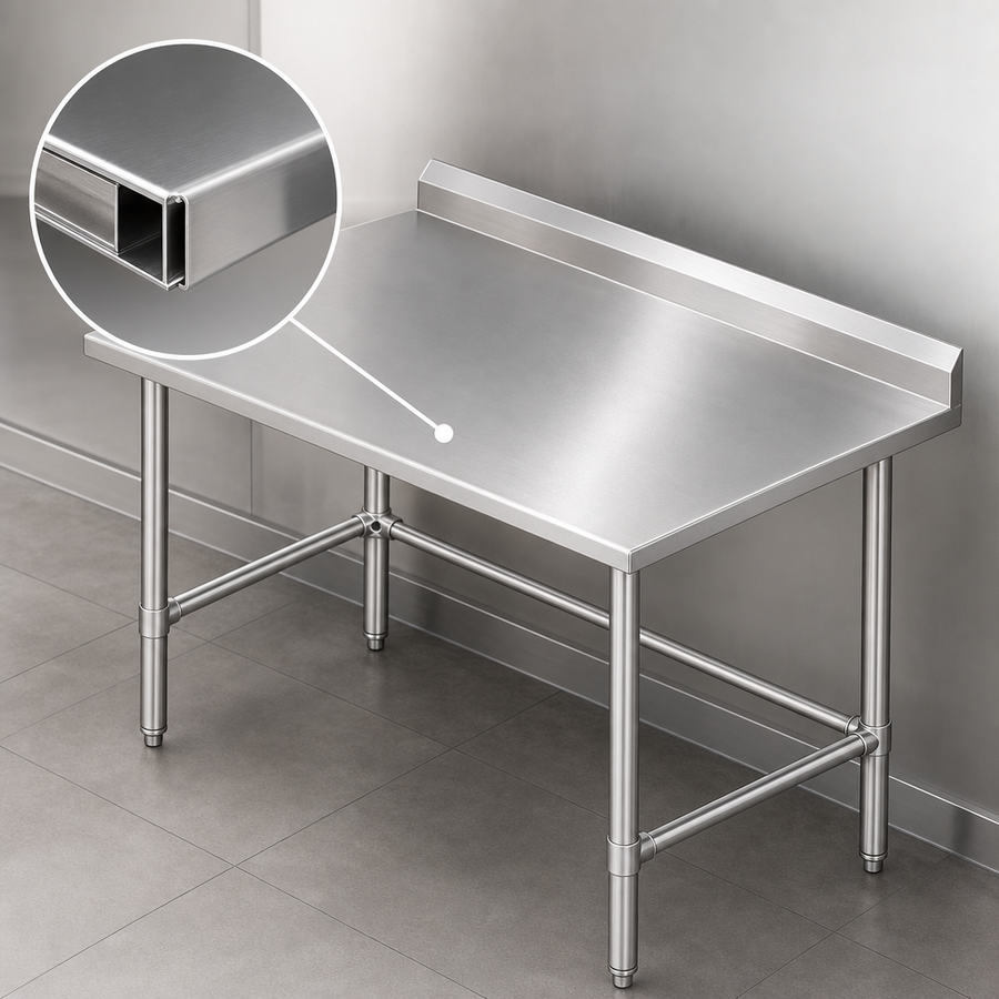 Reinforced Stainless Steel Top