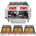 Thumbnail image #4 for Vulcan 3ER50AF Three-Battery Electric Floor Fryer with Built-In KleenScreen PLUS Filtration, Solid State Analog Controls, 50 lb. Per Vat