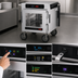 Thumbnail image #4 for Metro HotBlox Narrow 4-Pan Pass-Thru Insulated Holding Cabinet, Under Counter, Digital Touchscreen, Clear Doors