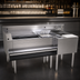Thumbnail image #3 for Glastender MXS60-CP10 60-Inch Stainless Steel Underbar Mixology Cocktail Station with 10-Circuit Cold Plate
