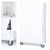 Thumbnail image #3 for Quantum Wire Cart Cover for 24 x 36 x 63 Inch Carts, White Nylon with Velcro Flap