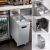 Thumbnail image #3 for Krowne Royal Series Underbar Storage Cabinet with Dump Sink, 12