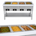 Thumbnail image #3 for Serv-Ware 4-Well Open Well Electric Steam Table with Open Shelf Base