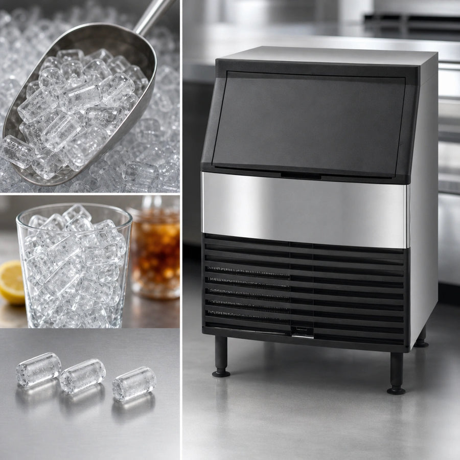 Half-Kube Ice Output