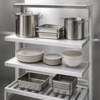 Thumbnail image #3 for Channel Manufacturing SC2036 Cantilevered Solid Shelf, Aluminum, 36"W x 20"D, 700 lb. Capacity