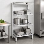 Thumbnail image #3 for Channel Manufacturing TT2048 Tubular Aluminum Cantilever Shelving Unit, Freestanding, Adjustable, 45.38"W x 21"D