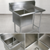 Thumbnail image #3 for John Boos Pro-Bowl 1-Compartment Stainless Steel Sink with Right Drainboard and 10