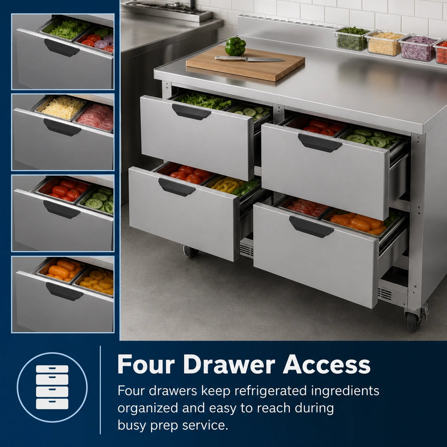 Four Drawer Access