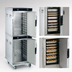 Thumbnail image #3 for Cres Cor Insulated Mobile Heated Holding Cabinet, 2-Compartment, Solid Split Dutch Doors, 16-Pan Capacity