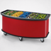 Thumbnail image #3 for Cambro 75-Inch Open-Well Vending Cart Base Unit Only with Red Wrap