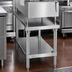 Thumbnail image #3 for Imperial 15-1/2-Inch Stainless Steel Equipment Stand with Undershelf for IFST-25 Countertop Fryer