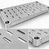Thumbnail image #4 for Quik-Set Solid Louvered Stainless Steel Shelf, 42 Inch W x 24 Inch D