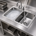 Thumbnail image #3 for Advance Tabco Smart Series™ Double Bowl Self-Rim Drop-In Sink, 45 1/2
