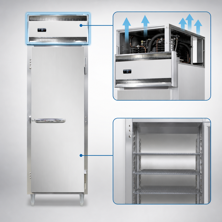 Product image #3 for Continental Refrigerator D1FNSA Designer Line One-Section 21 cu. ft. Reach-In Freezer