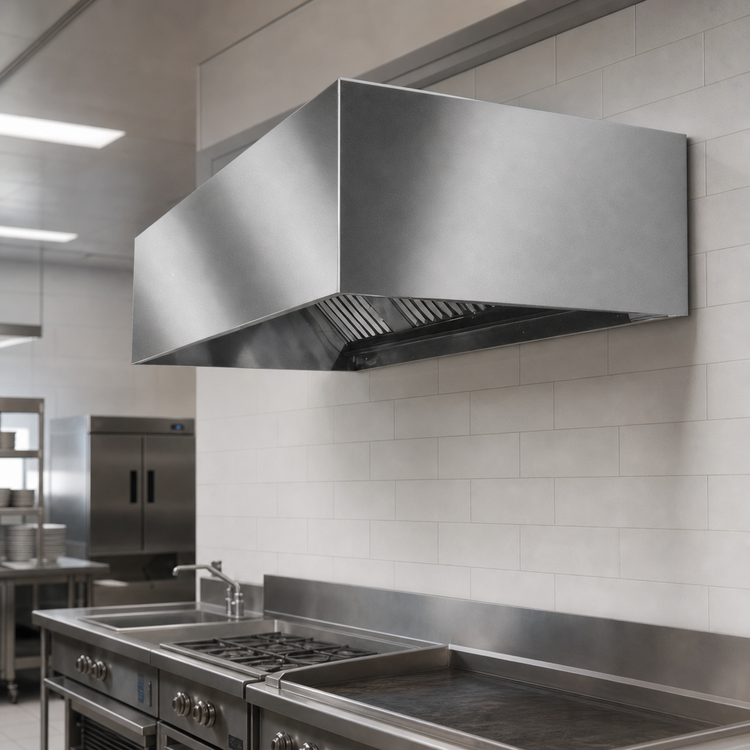 Product image #3 for SpecAir HEIA96-138 138-Inch Wall Type Make-Up Air Compensating Exhaust Hood