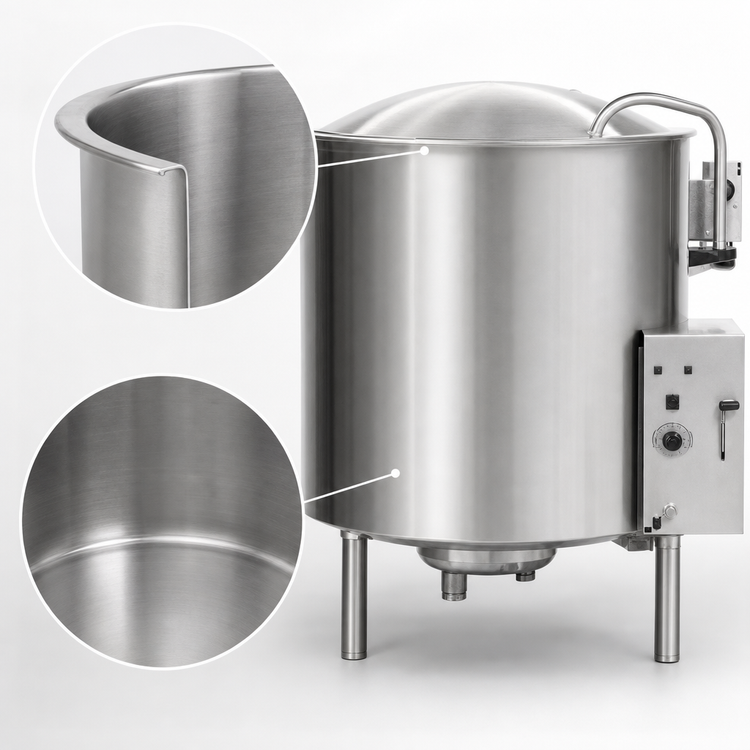 Product image #3 for Legion LGB-100 100-Gallon Gas-Fired Stationary Self-Contained Kettle
