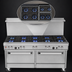 Thumbnail image #3 for Southbend Ultimate 60-Inch Gas Restaurant Range with 9 Open Burners, Standard Oven and Cabinet Base