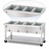 Thumbnail image #3 for Aerohot EP304 Portable Electric 4-Well Steamtable Hot Food Unit with Carving Board