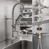 Thumbnail image #3 for T&S Brass Single-Hole Deck-Mount Spring-Action Mini Pre-Rinse Unit with 6