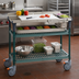 Thumbnail image #3 for Metro PrepMate MultiStation 18 x 24 Prep Cart with Super Erecta Pro Hybrid Mat Shelves
