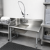 Thumbnail image #3 for 48-Inch Straight Right-to-Left Stainless Steel Soiled Dish Table with 20