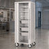 Thumbnail image #3 for Mobile Enclosed Full-Height Correctional Cabinet Pan Rack, Non-Insulated Aluminum, 38 Sheet Pan Capacity