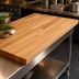 Thumbnail image #3 for John Boos Appalachian Red Oak Blended Edge Grain Island Countertop, 108 x 36 x 1-1/2 Inch, Penetrating Oil Finish