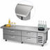 Thumbnail image #4 for Beverage-Air Four-Drawer Chef Base Refrigerator with 89-Inch Extended Top
