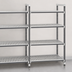Thumbnail image #3 for Cambro Camshelving Elements XTRA 4-Shelf Vented Stationary Add-On Polymer Shelving Unit, 18