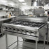 Thumbnail image #2 for Titan JMRH-8-A 48 Inch Modular Heavy Duty Gas Open Burner Range with 8 Burners