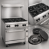 Thumbnail image #3 for Wolf Challenger XL 36-Inch 6-Burner Gas Restaurant Range with Convection Oven