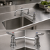 Thumbnail image #3 for T&S Brass Double Pantry Deck-Mount Mixing Faucet with 10-Inch Swing Nozzle