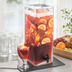 Thumbnail image #3 for Cal-Mil 3 Gallon Square Glass Infusion Beverage Dispenser with Spigot and Lid