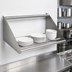 Thumbnail image #3 for BK Resources Wall-Mount Tubular Dish Shelf, 63 Inch Wide, Stainless Steel
